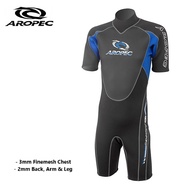 Aropec Wetsuit Shorty Climax Neoprene 3/s 2mm Short Scuba Diving Suit/