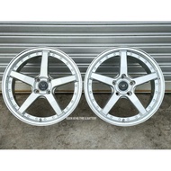 New Car Sport Rim Flow Forming WORK VERZ KCV03 Wheels 17x7.5J 5x113 5x100 17x7J 4x100 ET40 Silver + 