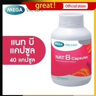 MEGA NAT B เมก้า แนท บี 40 แคปซูล