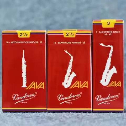 French Vandoren/Vendlin Reed JAVA Red Box, Soprano, Alto, Tenor, Saxophone Reed
