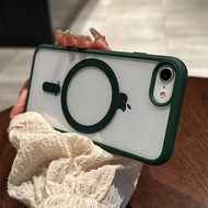 For iPhone 16e 2025 for Magsafe Case Magnetic Transparent Acrylic Cover for iPhone 16E 5G 16e Wirele