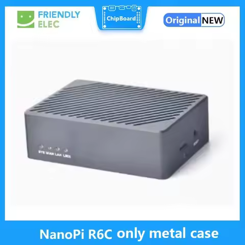 NanoPi R6C Router Metal Case Rockchip RK3588S A76 A55 Dual 2.5G Ethernet Support HDMI2 Linux/Openwrt