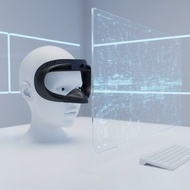 1pc Sweat-Proof PU Foam Facial Interface & Face Pad for Oculus Quest 2 - VR Accessories for Meta Que