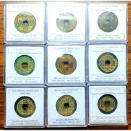 Set of Five Emperors - Nine Emperors (9 Coins) of Qing Dynasty [Ancient Standard], Specialized for F