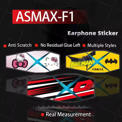 Motorcycle Helmet Bluetooth Earphone Stickers Colorful Decoration Protection Decals Multiple Styles 