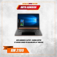 AVITA ADMIROR 14 LAPTOP (I7-10510U 4.90GHZ,1TB SSD,8GB,INTEL,14'' FHD,W10) - ORANGE