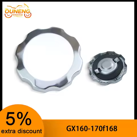 Metal Fuel Tank Cap For Honda GX120 GX140 GX160 GX200 5.5HP 6.5HP 168F Lawn Mower Microtiller Go-Kar