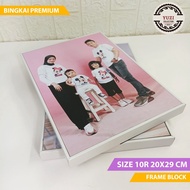 Print PHOTO FRAME SIZE 10R 20X29 CM LAMINATED - PHOTO FRAME BLOCK