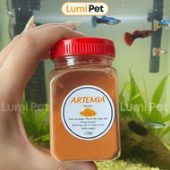 Dried Artemia - Bran for Baby Fish/ Guppy Fish/ Betta Fish, Fry, Newly Born Fish 50g LUMI Aquarium F