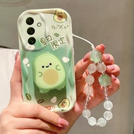 Silicone Soft Case Cartoon Coating Case Hand Strap Mobile Phone Graffiti Case Anti-drop Protective C