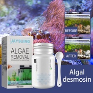 Jaysuing Algae and Moss Remover Algae Remover Solution for Aquariums, Algae Control Liquid for Fish 
