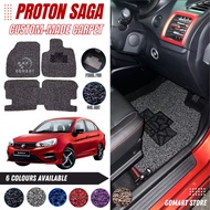 NEW PROTON SAGA Carpet 3pc set Car Floor Coil Mat Karpet Kapet Lapik Alas Kaki saga vvt bt3 mk4