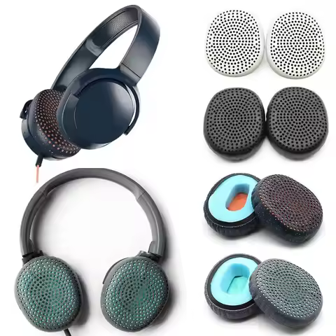 Professional Ear Pads for Skullcandy Riff Wireless Headphone Replacement Earphone Cushion Leather Sp