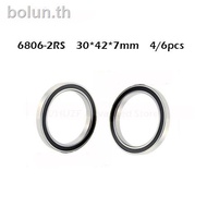 6PCS Bearing WZZG 6806- 30x42x7mm Thin Section 6806 ZZ/2RS Ball Bearings pxa7 -