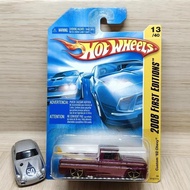 Hot wheels Custom 62 Chevy pickup maroon