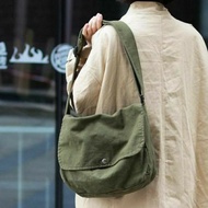 TAS SLING BAG CANVAS SHOULDER BAG SIZE MEDIUM | Tas Kanvas Pria Wanita Unicex korean bag