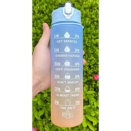 900ml Water Bottle Motivational Sport Water Bottle