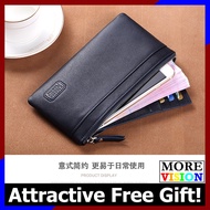 Pabojoe Men Premium Genuine Leather Super Slim Long Wallet