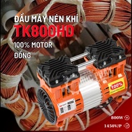 Đầu máy nén khí motor Đồng tốc độ1450v/phút không dầuCS thực 800Whiệu TOCKY TK800HD