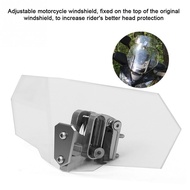 ใLF9Nใ <br>Universal Motorbike Wind Deflector Windscreen Accessory Clip on Windshield Extensions 20C