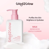 Glad2Glow Milk Amino Acid Gentle Cleanser Face Wash (80ml)