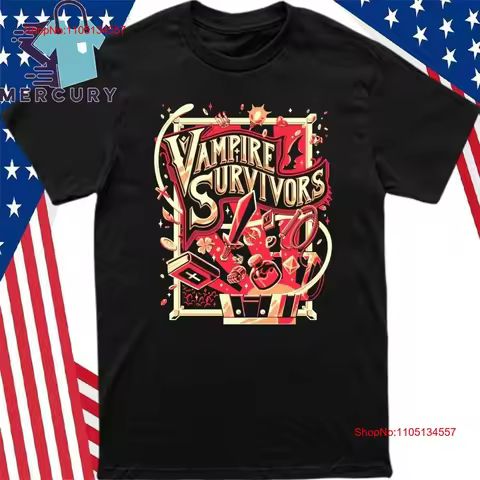 Vampire Survivors Tesorissimo T Shirt vintage Washed Comfortable Top For Everyday Wear Stylish Sligh