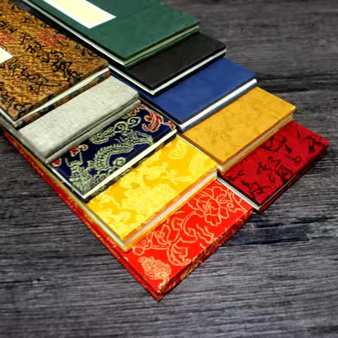 Chinese Rice Paper Notebook Folded Xuan Paper book for Painting Calligraphy Art Painting Supplies Se