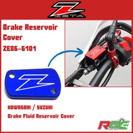 ZETA Brake Reservoir Cover KAWASAKI SUZUKI Brake Fluid Reservoir Cover Motocross Enduro Brake Cover