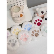 Huanqi Baby Shoes Cotton Doll Shoes 40cm Seated Doll Shoes Cat Claw Shoes Plush Shoes Cotton Doll Sh