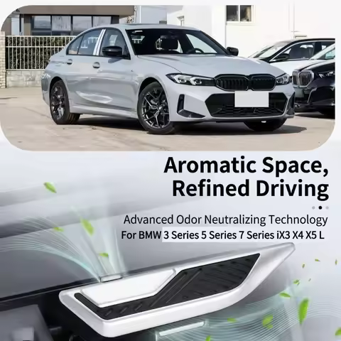 For BMW 5 Series I5 2025 Car Fragrance Air Freshener Outlet Spray Stops Air Vents Aroma Strip Holder