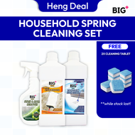 [ Heng Deal | Free Cleaning Tablet ] BIG+ Household Spring Cleaning Set | Heavy Duty Stain Remover |