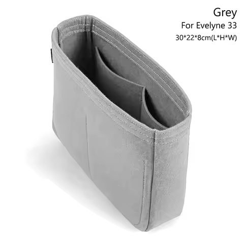 Durable Felt Handbag Insert Bag Storage Organization Purse Liner Bag Support Portable Internal Bag f