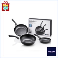 LocknLock Easy grip IH frying pan 3p (20+28 cm frying pan + 26 cm wok)