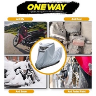 Efektif Oneway Sarung Cover Motor Silver Scoopy, Genio Penutup