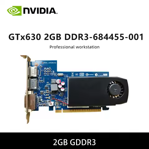 NVIDIA GeForce GT 630 2GB GPU 684455-001 Graphics Card 2GB DDR3 128-bit PCI-E 2.0 for Game or office