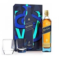 JOHNNIE WALKER - Blue Label with Crystal Glasses 尊尼獲加藍牌帶威士忌杯