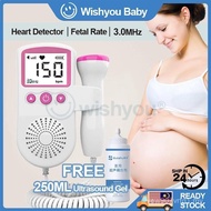 【Wishyou Baby】 Monitor Doppler Janin 3.0MHz-Alat Pengesan Denyutan Jantung Bayi untuk Ibu Hamil di R