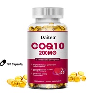 Coenzyme CoQ10 200 Mg 120Sofgels วิตามินเพื่อสุขภาพ หัวใจ แพ็กเก็จใหม่Exp.05/2024