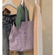 Embroidered Canvas tote bag- student tote bag-canvas bag-canvas tote bag-beg tango women- Korean ver