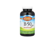 Carlson, B-50 Gel, Vitamin B Complex, 200 Soft Gels