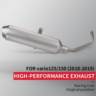 Titanium alloy Exhaust For vario150 exhaust vario125 click125 click150 LeoVince 4road connecting pip