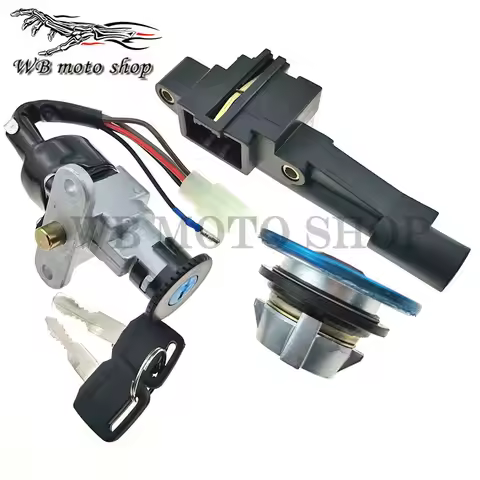 3KJ JOG 50 Lock Ignition Key Switch Set Seat Lock Key kit For Chinese QJ Keeway Scooter Yamaha JOG50