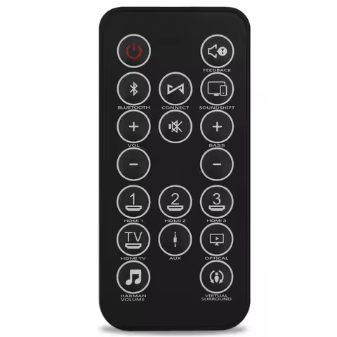 Remote Control for JBL Cinema Soundbar SB200 SB350 SB450 SB400, Compatible with JBL Boost TV 9304000