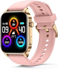 Smart Watch, Infrared True Blood Oxygen Monitor, 1.91" HD Smartwatch for Women with Heart Rate, Blood Pressure, Sleep Monitor, IP68 Waterproof Fitness Tracker Compatible with Android iOS iPhone Pink