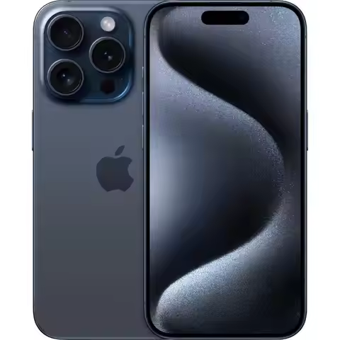 Apple iPhone 15 Pro A2848 (Fully Unlocked) 128GB Blue Titanium - Refurbished Excellent Condition