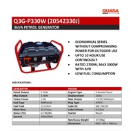 Quasa Q3G-P330W Recoil Start Gasolene Generator 2700W