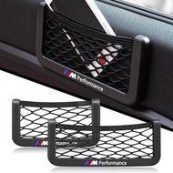 Multifunctional Car Net Pocket Storage Bag Paste Phone Storage Bag For BMW M X1 X3 X5 X6 X7 E34 E36 