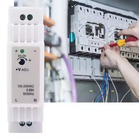 DIN Rail Power Supply 24V DR-15-24 DIN Rail Single Output Switching Power Supply 15W 24V 0.63A DR-15