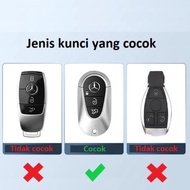 T-CARBON KEY CASE CARBON KEY COVER MERCEDES BENZ W223 S400 W206 C200 Import Premium