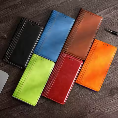 Wallet Cover For Motorola Moto E4 E5 E6 G7 G6 G5 G5S G4 G3 Z3 Z2 Z C Plus Power Play X4 One Vision c